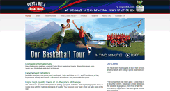 Desktop Screenshot of costaricabasketball.com